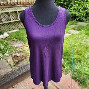 P280. ZYIA Plum Twist Tank NWOT |M